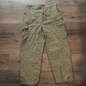Zara Khaki Cargo Pants